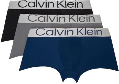 Calvin Klein Underwear Three-pack Multicolor Boxers In 900 - Misc.