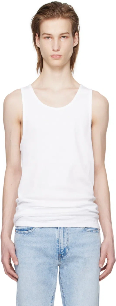 Calvin Klein Underwear Three-pack White Tank Tops In 100 - White