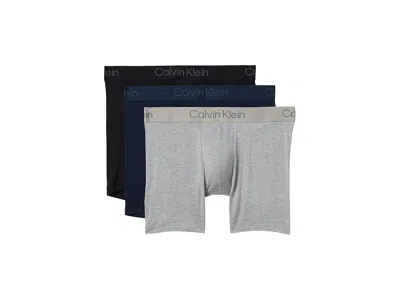 Calvin Klein Underwear Ultra-soft Modern 3-pack Boxer Brief In Gray