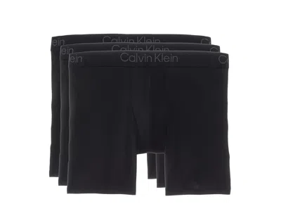 Calvin Klein Underwear Ultra-soft Modern 3-pack Boxer Brief In Black