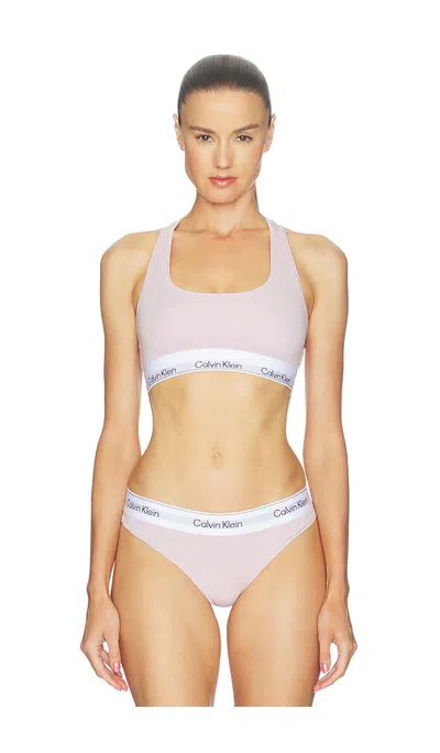 Calvin Klein Underwear Unlined Bralette In Blue