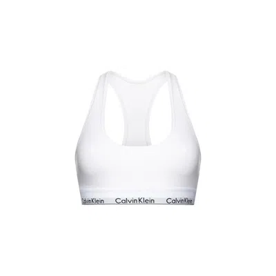Calvin Klein Underwear White Cotton Bra