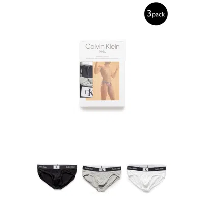 Calvin Klein Underwear White Cotton Briefs In Multi