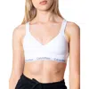 Calvin Klein Underwear White Polyester Bra In White