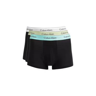 Calvin Klein Underwear Yellow Cotton Boxer In Black