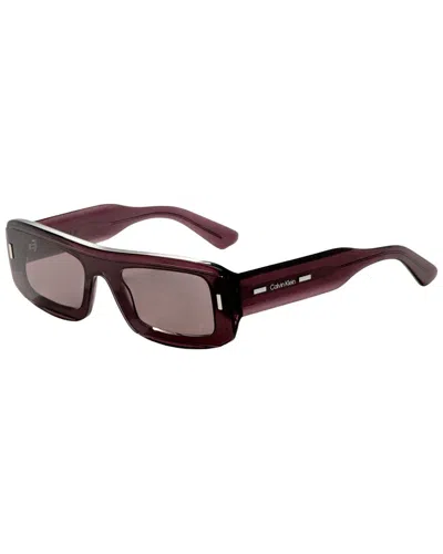 Calvin Klein Unisex 51mm Sunglasses In Brown