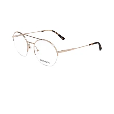 Calvin Klein Unisex 52mm Gold Opticals