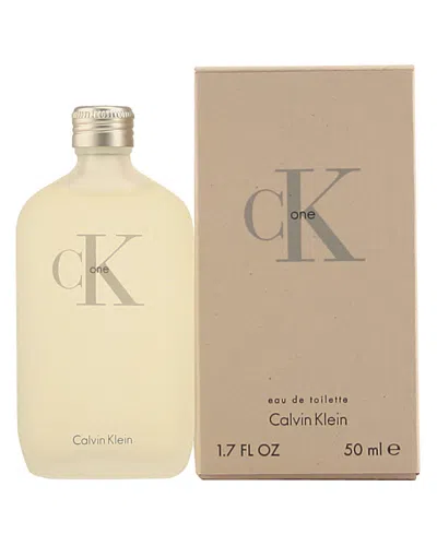 Calvin Klein Unisex Ck One 1.7oz Eau De Toilette Spray In Multicolor