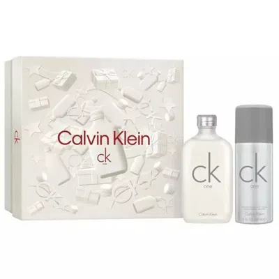 Calvin Klein Unisex Ck One Gift Set Fragrances 3616303454951 In Transparent