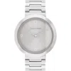 Calvin Klein Unisex Eccentric 38mm Quartz Watch In Silver