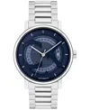 Calvin Klein Unisex Iconic Silver Stainless Steel Bracelet Watch 40mm In Silver