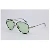 Calvin Klein Unisex Sunglasses In Green