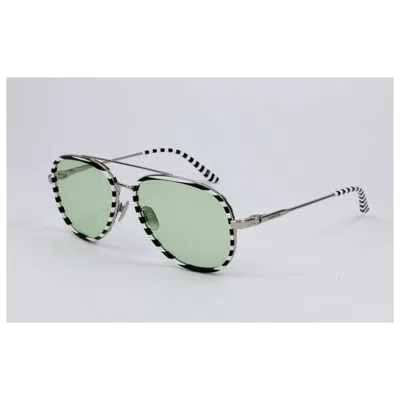 Calvin Klein Unisex Sunglasses In Green