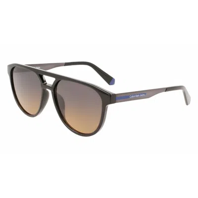 Calvin Klein Unisex Sunglasses  Ckj21625s-1  56 Mm Gbby2 In Brown