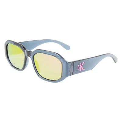 Calvin Klein Unisex Sunglasses  Ckj22633s-405  55 Mm Gbby2 In Gray