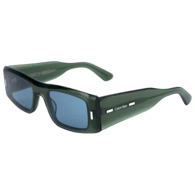 Calvin Klein Unisex Sunglasses In Green