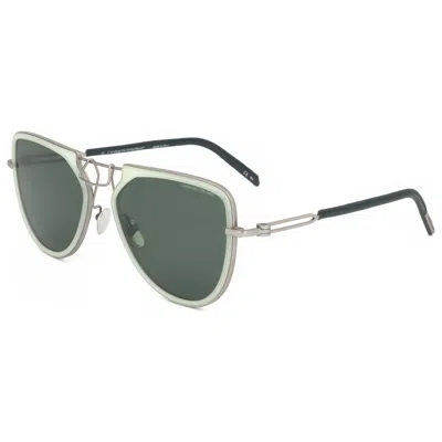 Calvin Klein Unisex Sunglasses In Green
