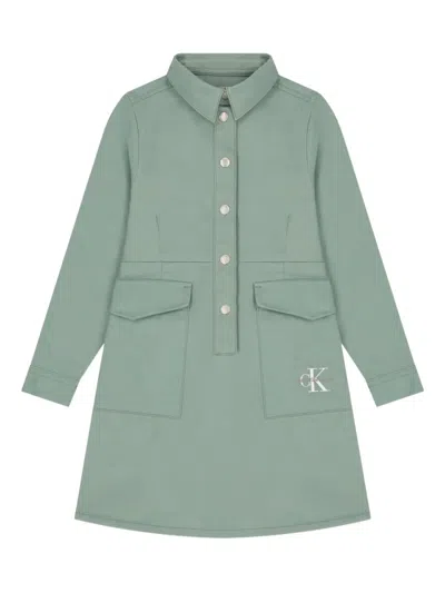 Calvin Klein Kids' Utility-style Shirt Dress