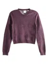 Calvin Klein V-neck Sweater In Purple