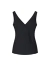 Calvin Klein Satin V-neck Sleeveless Top