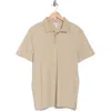 Calvin Klein Variegated Jacquard Polo In Brown