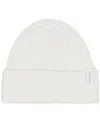 Calvin Klein Variegated Rib Beanie In White