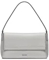 Calvin Klein Verne Small Shoulder Bag In Cherub White