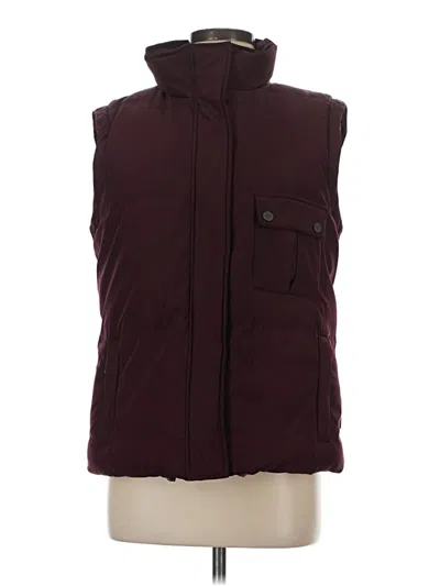 Pre-owned Calvin Klein Vest In Burgundy