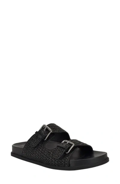 Calvin Klein Vibe Two-strap Sandal In Black