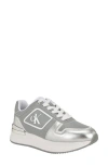 Calvin Klein Vidya Sneaker In Grey,silver
