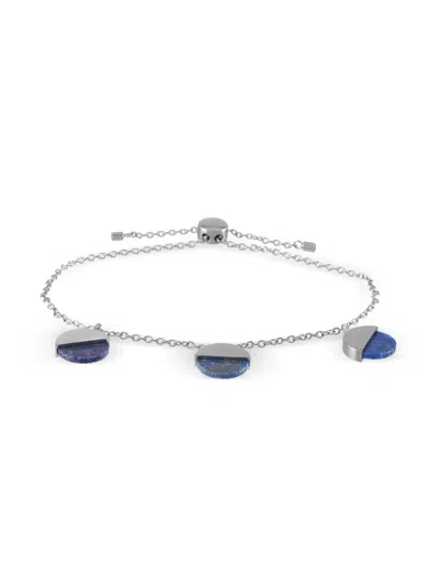 Pre-owned Calvin Klein Vintage Spicy Stainless Steel Bracelet In Silver