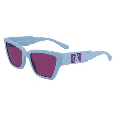 Calvin Klein Violet Cat Eye Ladies Sunglasses Ckj23624s 450 54