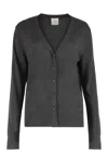 Calvin Klein Buttoned Cardigan In Black