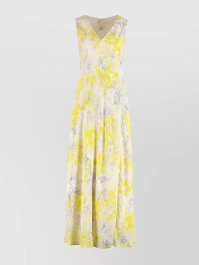 Calvin Klein Viscose Dress Midi Length Sleeveless Design