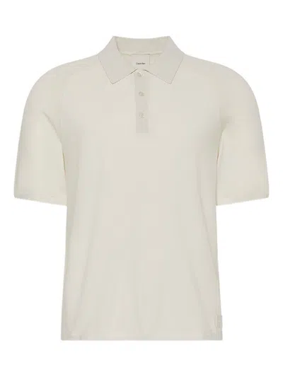 CALVIN KLEIN CALVIN KLEIN VISCOSE POLO SHIRT