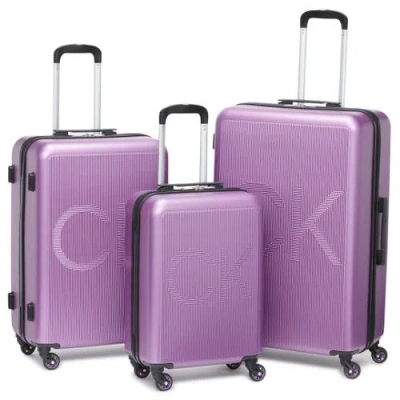 Calvin Klein Vision  3 Piece Set In Amethyst