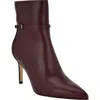Calvin Klein Vivera Bootie In Dark Red