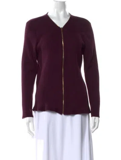 Pre-owned Calvin Klein V-neck Sweater In Multi