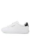 Calvin Klein Vulc Lace Up Sneakers In Bianco
