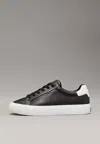 Calvin Klein Vulc Lace Up Sneakers In Nero