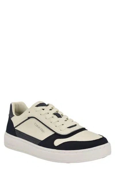 Calvin Klein Waclon Sneaker In Dark Blue/ivory