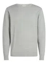 Calvin Klein Waffle-knit Sweater In Grey