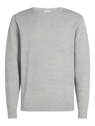CALVIN KLEIN WAFFLE-KNIT SWEATER