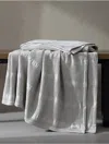 Calvin Klein Waffle Stripe Cotton Blanket