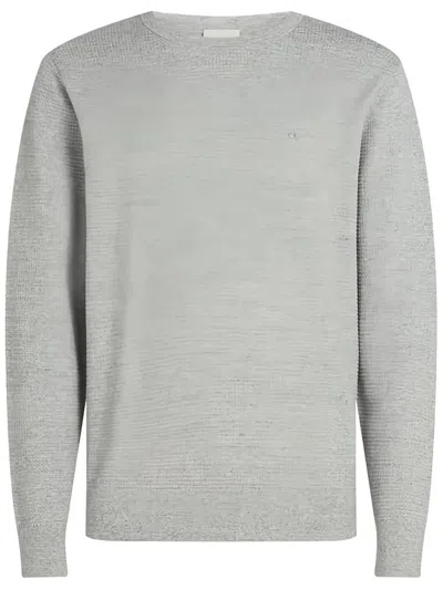 CALVIN KLEIN CALVIN KLEIN WAFFLE TEXTURE SWEATER CLOTHING