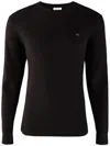 Calvin Klein Waffle Texture Sweater Clothing In Black