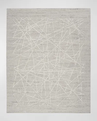 Calvin Klein Wander Hand-woven Taupe Rug In White