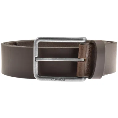Calvin Klein Warmth Buckle Belt Brown