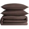 Calvin Klein Washed Percale Comforter & Sham Set In Earth