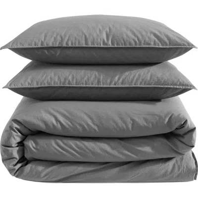 CALVIN KLEIN CALVIN KLEIN WASHED PERCALE COMFORTER & SHAM SET